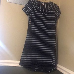 Black and White Striped Dress